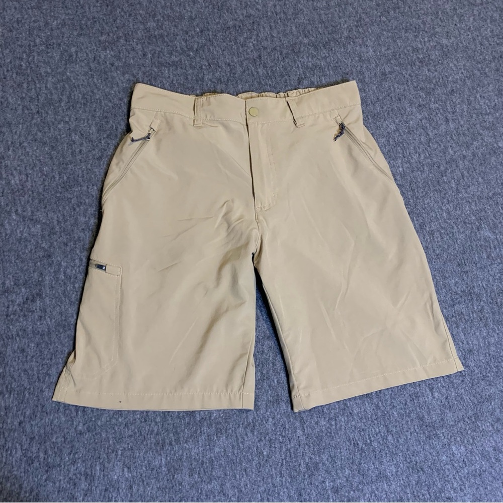 Columbia Sportswear Tan Zipper Pocket Shorts